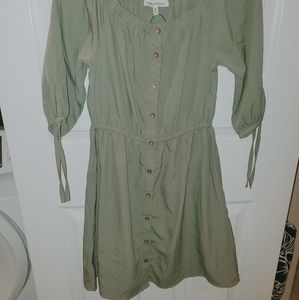 Olive color dress